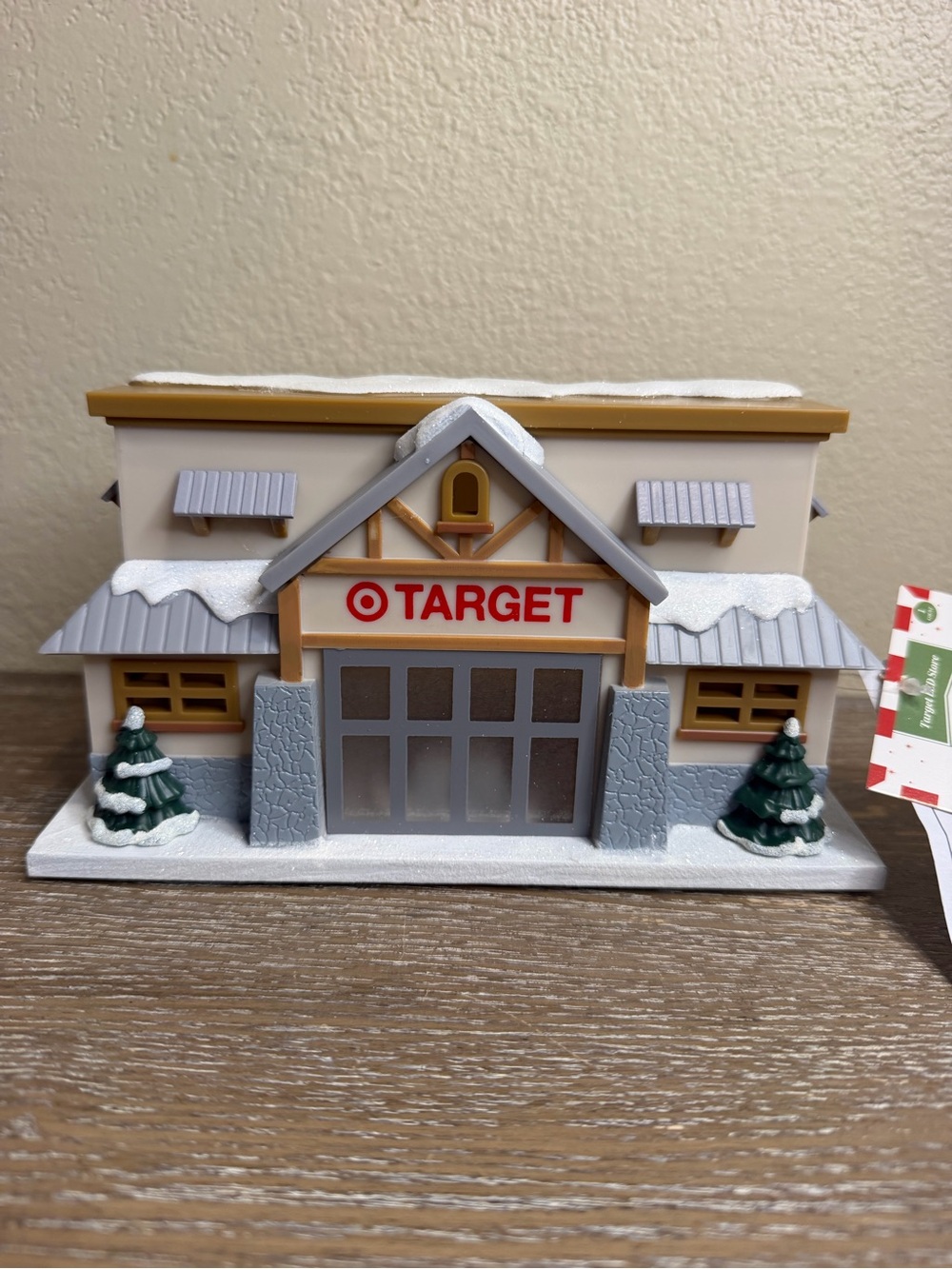 Target store 2026 lighted village building holiday Christmas bullseye new